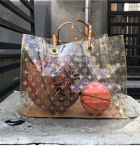 lv transparent tote bag